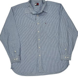 Tommy Hilfiger Checked Shirt - XL Blue Cotton