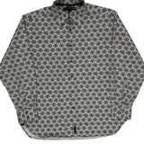 Tommy Hilfiger Christmas Patterned Shirt - Large Black & White Cotton
