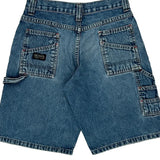 Wrangler Carpenter Shorts - 26W UK 6 Blue Denim