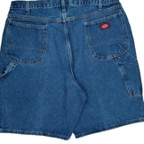 Dickies Denim Shorts - 36W 10L Blue Denim