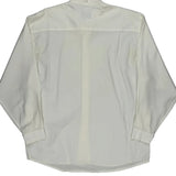 Next Collarless Shirt - Large White Viscose