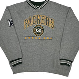 Green Bay Packers Lee Sport Nfl Sweatshirt - XL Grey Cotton