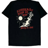 Made In USA Single Stitch Jerzees Graphic T-Shirt - Large Black Cotton