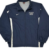 Uw-Stout Football Nike Football Windbreaker - XL Navy Polyester