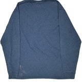 Carhartt Long Sleeve T-Shirt - 2XL Blue Cotton