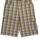 Rocawear Checked Cargo Shorts - 32W 11L Multicoloured Cotton
