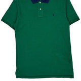 Polo By Ralph Lauren Slim Fit Polo Shirt - XL Blue Cotton
