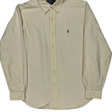 Ralph Lauren Shirt - Large Beige Cotton