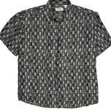 Summa Short Sleeve Shirt - Medium Multicoloured Silk