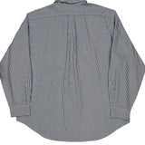 Ralph Lauren Striped Shirt - Large Blue Cotton