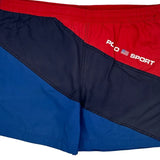 USA Flag Polo Sport Sport Shorts - Mediumw 5L Blue Nylon