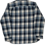 Carhartt Checked Flannel Shirt - XL Blue Cotton