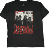 Mana Amar Es Combatir Wwe Graphic T-Shirt - Large Black Cotton