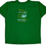 Hudson River Revival Jerzees Single Stitch T-Shirt - XL Green Cotton Blend
