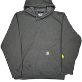 Loose Fit Carhartt Hoodie - XL Grey Cotton