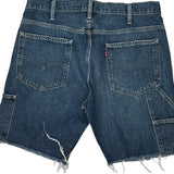 Levis Denim Shorts - 30W 10L Blue Denim