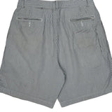 Polo By Ralph Lauren Striped Chino Shorts - 32W 8L Blue Cotton