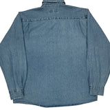 Wrangler Denim Shirt - XL Light Wash Cotton