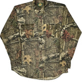 Cabelas Flannel Shirt - Large Camo Cotton