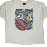 Jeff Gordon Chase Authentics Nascar T-Shirt - 2XL White Cotton
