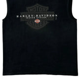 Shelton'S Harley-Davidson Mall Store Harley Davidson Graphic Vest - Large Black Cotton
