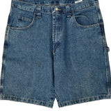 Wrangler Carpenter Shorts - 36W 10L Blue Cotton