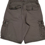 Lee Cargo Shorts - 32W 11L Grey Cotton