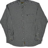 Timberland Checked Shirt - Large White Cotton