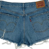 Levis Denim Shorts - 31W UK 12 Blue Cotton