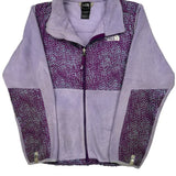 Age 12-14 The North Face Fleece Jacket - Large Purple Polyester