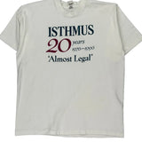 20Th Anniversary Fruit Of The Loom Graphic T-Shirt - XL White Cotton