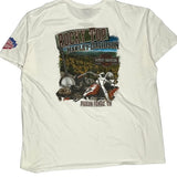 Rocky Top Harley Davidson Graphic T-Shirt - 3XL White Cotton