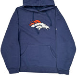 Denver Broncos Reebok Nfl Hoodie - XL Navy Cotton