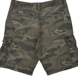 Signature Camo Cargo Shorts - 34W 11L Camo Cotton