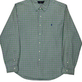 Ralph Lauren Checked Shirt - XL Blue Cotton