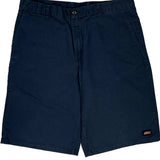 Dickies Shorts - 37W 12L Navy Polyester Blend