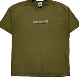 Cayman Islands Hard Rock Cafe Graphic T-Shirt - XL Green Cotton