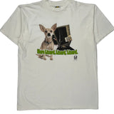 Taco Bell Promo Balzout Single Stitch T-Shirt - XL White Cotton