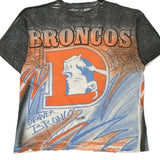Denver Broncos Magic Johnson Single Stitch T-Shirt - XL Multicoloured Cotton