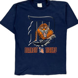 Age 13-15 Detroit Tigers Unbranded Single Stitch T-Shirt - XL Blue Cotton