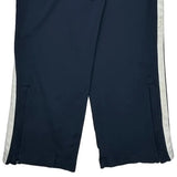 Nike Track Pants - Large Navy Polyester