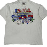 USssa Softball Tournament Oneita Graphic T-Shirt - XL White Cotton