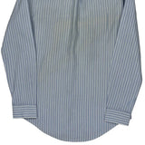Ralph Lauren Striped Shirt - Small Blue Cotton