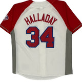 Philadelphia Phillies Majestic Mlb Jersey - XL Red Polyester