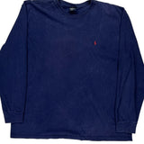 Polo By Ralph Lauren Long Sleeve T-Shirt - XL Navy Cotton