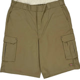 Dickies Cargo Shorts - 37W 13L Khaki Cotton