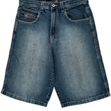 Lot 29 Denim Shorts - 36W 12L Blue Cotton