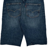 501 Levis Denim Shorts - 34W 11L Blue Cotton