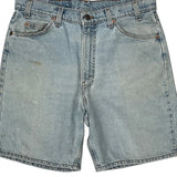 Levis Denim Shorts - 33W 8L Light Wash Denim