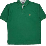 Tommy Hilfiger Polo Shirt - XL Green Cotton